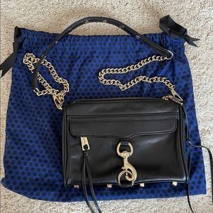 Rebecca Minkoff Mini M.A.C crossbody handbag.